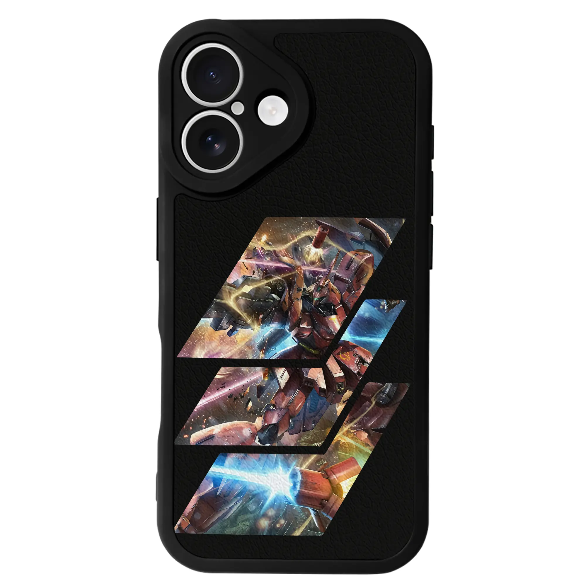 ガンダム グッズ,サザビー - IPhone 16シリーズ対応 ・ シリコンスマホケース ・ レザー調 ・ 高精度フィット ・ 耐衝撃 ・ ワイヤレス充電対応 ・ 精密カット